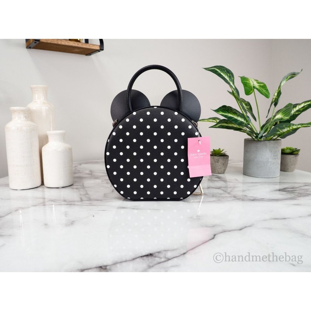 NEW Kate Spade X Disney Minnie Mouse Small Crossbody Bag Refined Grain Leather - Picture 4 of 9